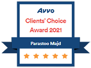 Avvo Client's Choice Award 2021 | Parastoo Majd | 5 stars